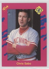 1990 Classic Update Pink Travel Edition Chris Sabo #T43 2k3