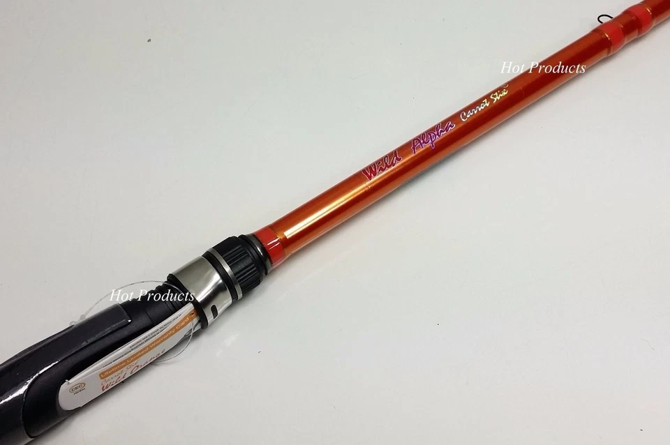 7' MEDIUM SPINNING Carrot Stix ORANGE Alpha Bass Fishing Rod CWA701M-M-S - Image 2 of 4