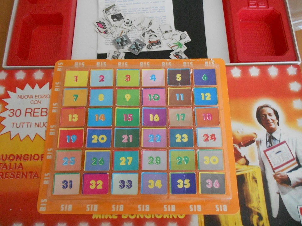 GIOCO IN SCATOLA BIS - Quiz Mike Bongiorno 1 - Canale 5 anni 80 per ricambi - Immagine 3 di 4