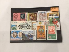 Nicaragua. 12 Timbres Oblitéré