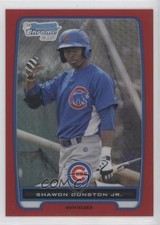 2012 Bowman Chrome Prospects Red Refractor 3/5 Shawon Dunston Jr #BCP117 0m8