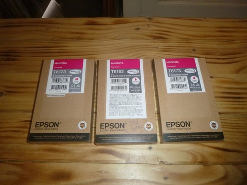 LOT DE 11 CARTOUCHES D ENCRE D ORIGINE EPSON T6161 / T6162 / T6163 / T6164 - Afbeelding 6 van 9
