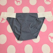 Y2K VS PINK Logo Band Cotton Extra Low Rise String Bikini Panty Size Lg