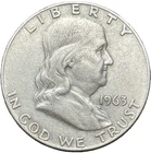 1963-D Franklin Half Dollar 90% Silver – Denver Mint Coin
