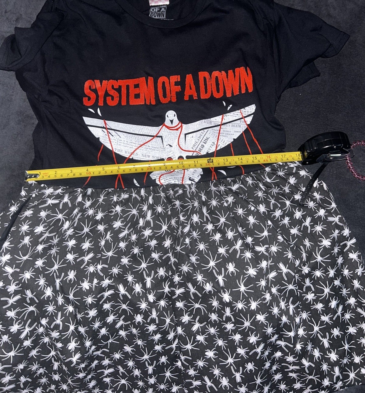 System Of A Down SOAD Band Tee Dress Custom Made M/L image 9