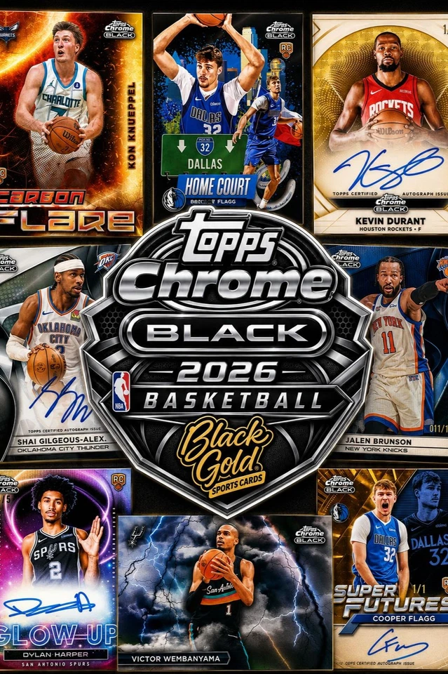 TOPPS CHROME BLACK BASKETBALL ! SUPERFRACTOR HUNTING !