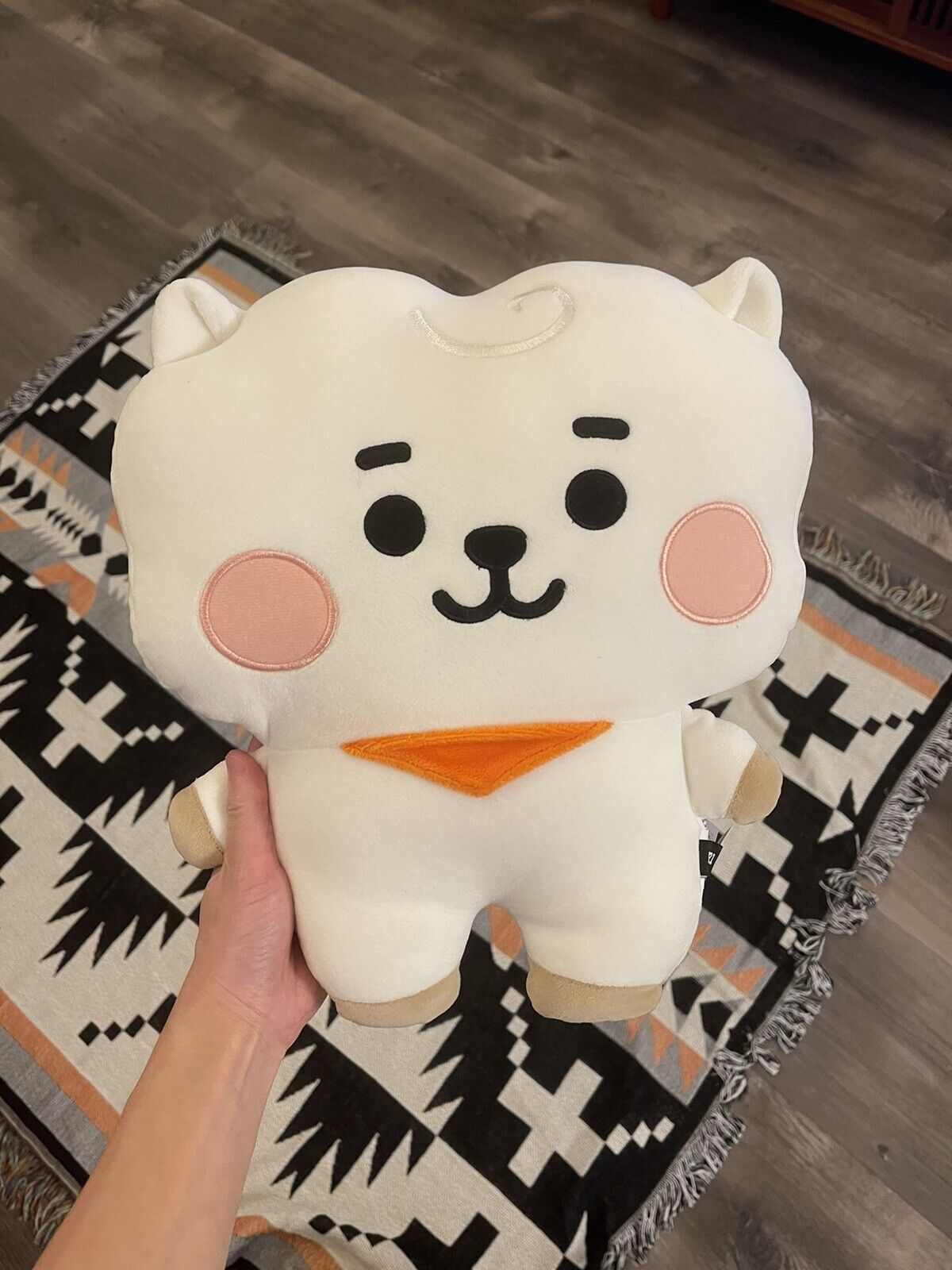 BT21 RJ Baby Hug Me Flat Cushion Plush Doll Official K-POP Authentic Goods  Gift