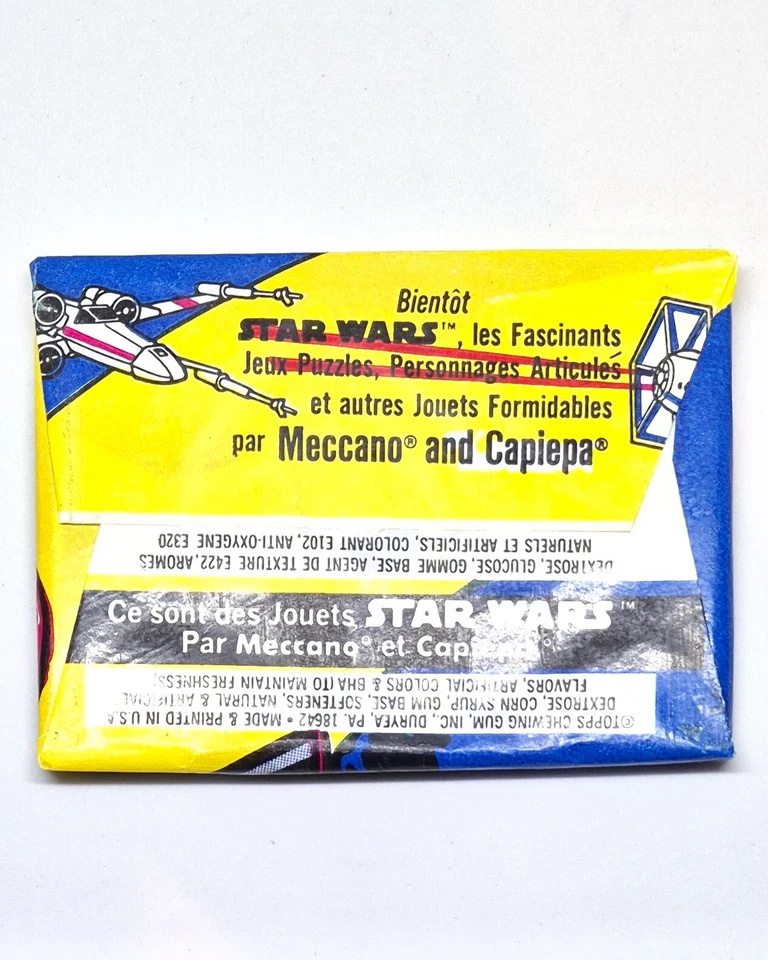 STAR WARS Capiepa Miro Meccano LA GUERRE DES ETOILES Topps trading cards vintage - Photo 2/4