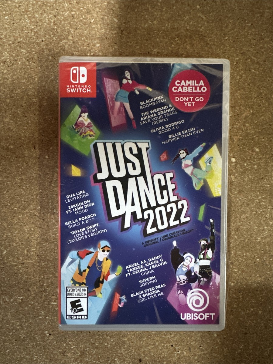 Just Dance 2022 Standard Edition Nintendo Switch Game Brand New