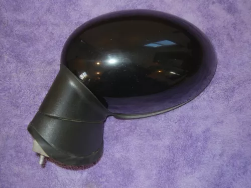 2009 Mini Cooper S Left Power Mirror 6 Wire Plug Black  U2