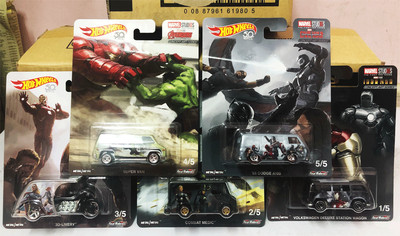 hot wheels pop culture marvel 2018