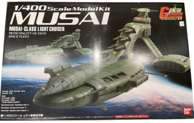 1/400 MUSAI ミサイ級ライトクルーザー Bandai Gundam Collection 1/400 Musai-Class Light Cruiser Plastic