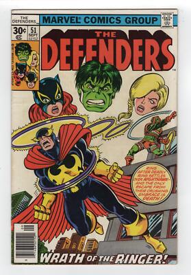 1977 MARVEL DEFENDERS #51 1ST APPEARANCE OF RINGER + MOON KNIGHT, HULK KEY RARE