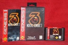 Mortal Kombat 3 Sega Genesis, 1995 Authentic Game Cartridge, CIB Complete