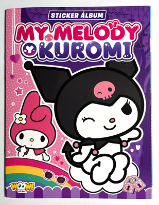 2024 ALBUM MY MELODY & KUROMI + Full Set 165/165 Sticker Peru