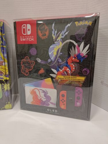 OLED Switch Konsolenbox Schutz & Vitrine, passt Zelda, Pokemon, Splatoon - Bild 12 von 15
