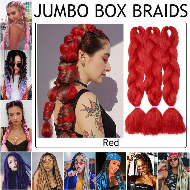 Jumbo Box Braids With Red Hair Zendaya's Best Braids Of All Time | PS