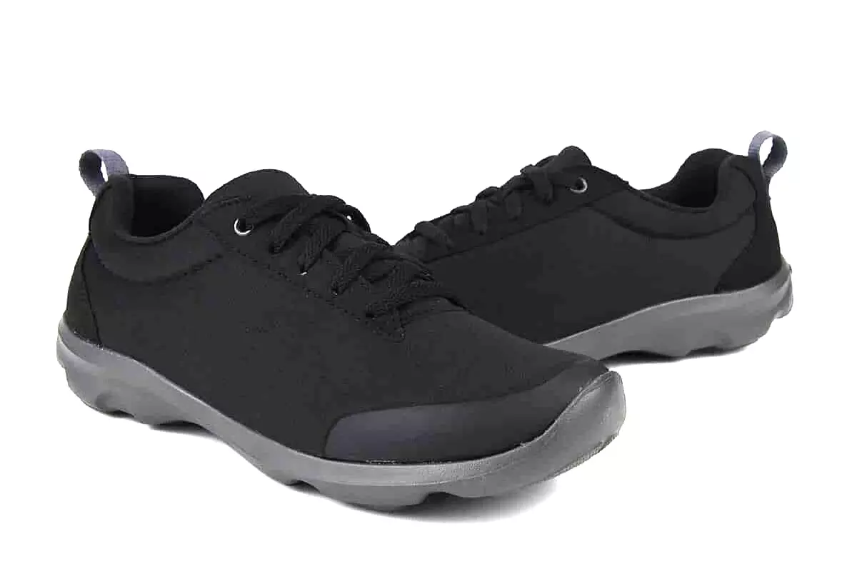 Crocs Busy Day Women s Black Stretch Shoes Lace Up Sneakers US Size 9 UK6 7 RRP