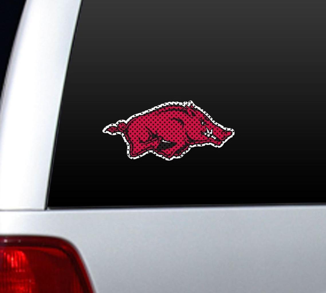 Arkansas Razorbacks Decal Arkansas Razorbacks Full Color Vinyl Decal ...