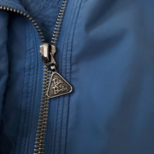 Boston Proper Fitted Jacket Blue Buttons Full Zip Stretch Size Large Solid - Picture 16 of 21