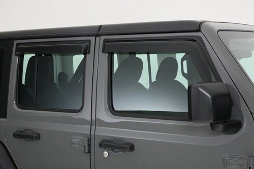 GT Styling Ventgard Snap Front In-Channel Rain Guards-Smoke; 83249 - Picture 3 of 6