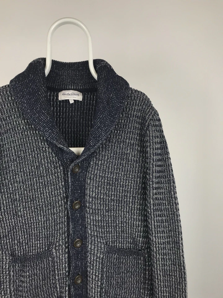 Hardy Amies London Knitted Cotton Heavy Cardigan  Size L - Image 2 of 4