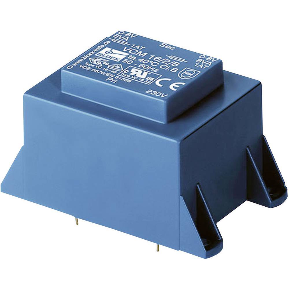 Block VCM 25/1/15 Trasformatore per PCB 1 x 230 V 1 x 15 V/AC 25 VA 1.66 A