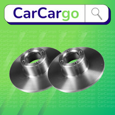 Premium Solid Front Brake Discs Pair For Morris Mini 1.3 1962-1969 213 mm