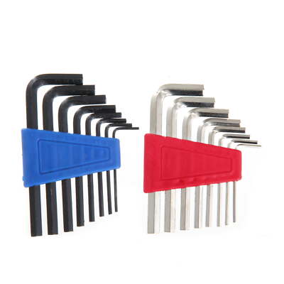 16 Piece Hex Key Set with 8 SAE and 8 Metric Sizes TW40044Z