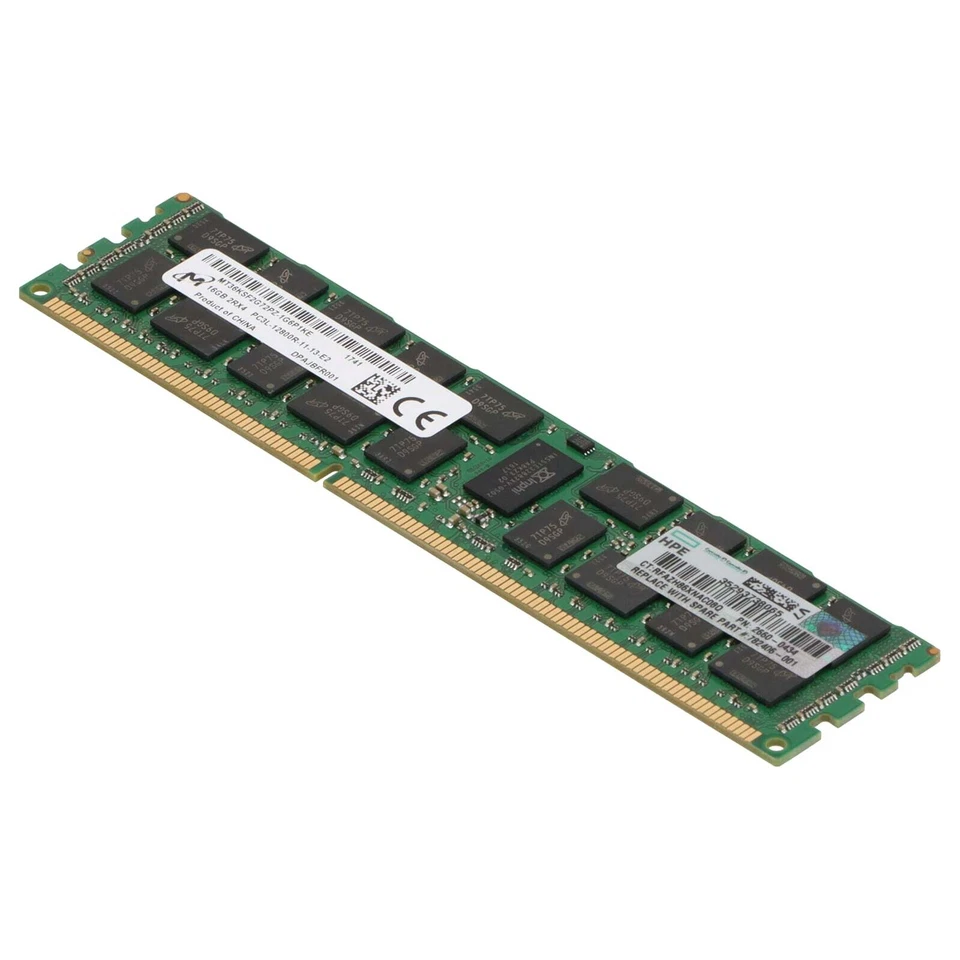 HPE 3PAR DDR3-RAM 16GB PC3L-12800R ECC 2R LP - 782406-001 MT36KSF2G72PZ-1G6 - Bild 3 von 4