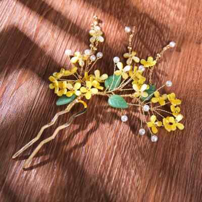 Hairpins Chinese Hanfu Hair Accessories Flower Pearl Tassel 