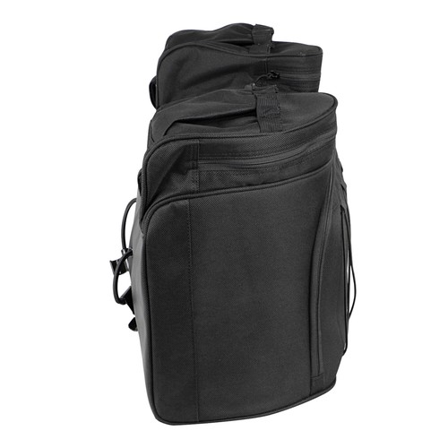 Hitchhiker Motor Travel Luggage Trunk Rack Bag Black For Harley Road King FLHR - Picture 5 of 15