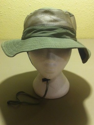 Redhead Olive Green Outdoor Fishing Hat Draw String Mesh