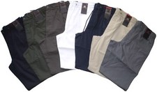 Pantalone uomo taglia M L XL XXL 3XL COTONE leggero SEA BARRIER SPIAGGIA estate