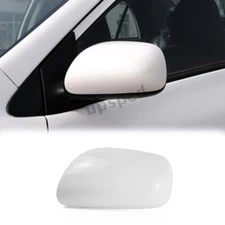 White Left Driver Side Car Rearview Mirror Cap Cover For Toyota Corolla 2007-13