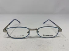 Kiki K022 Col.09 46-16-125 Baby Blue/Silver Metal Full Rim Eyeglasses Frame /T17