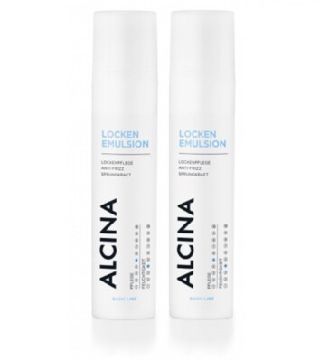2x Alcina Pflege Locken Emulsion 100 ml
