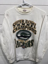 VTG Green Bay Packers NFL FOOTBALL Super Bowl Crewneck Sweatshirt Mens Large