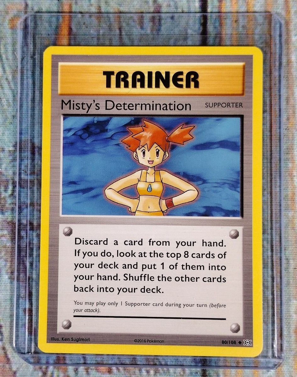 MISTY'S DETERMINATION 80/108 Uncommon Evolutions 2016 Supporter