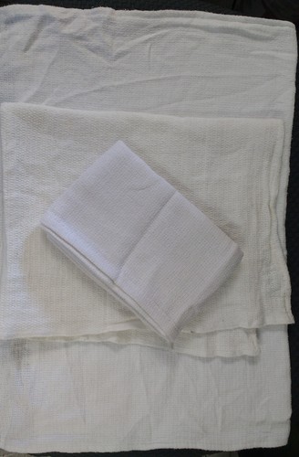 6pc Pre-washed HUCK TOWELS GLASS CLEAN JANITORIAL LINTLESS FREE SURGICAL DETAIL - Picture 12 of 13