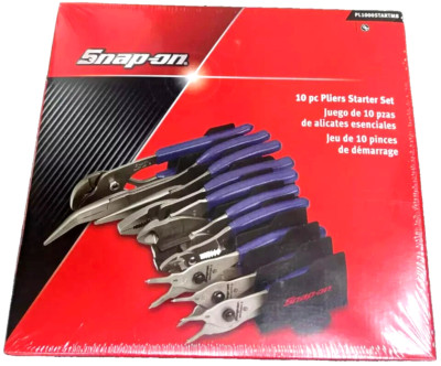 New Snap-on™ PL1000STARTMB 10pc Pliers Starter Set Needle Nose