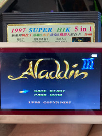 Famicom NES Game HIK JY-088 4in1 Star Wars,Popeye 2,Super Aladdin,Rockman5,TMNT3