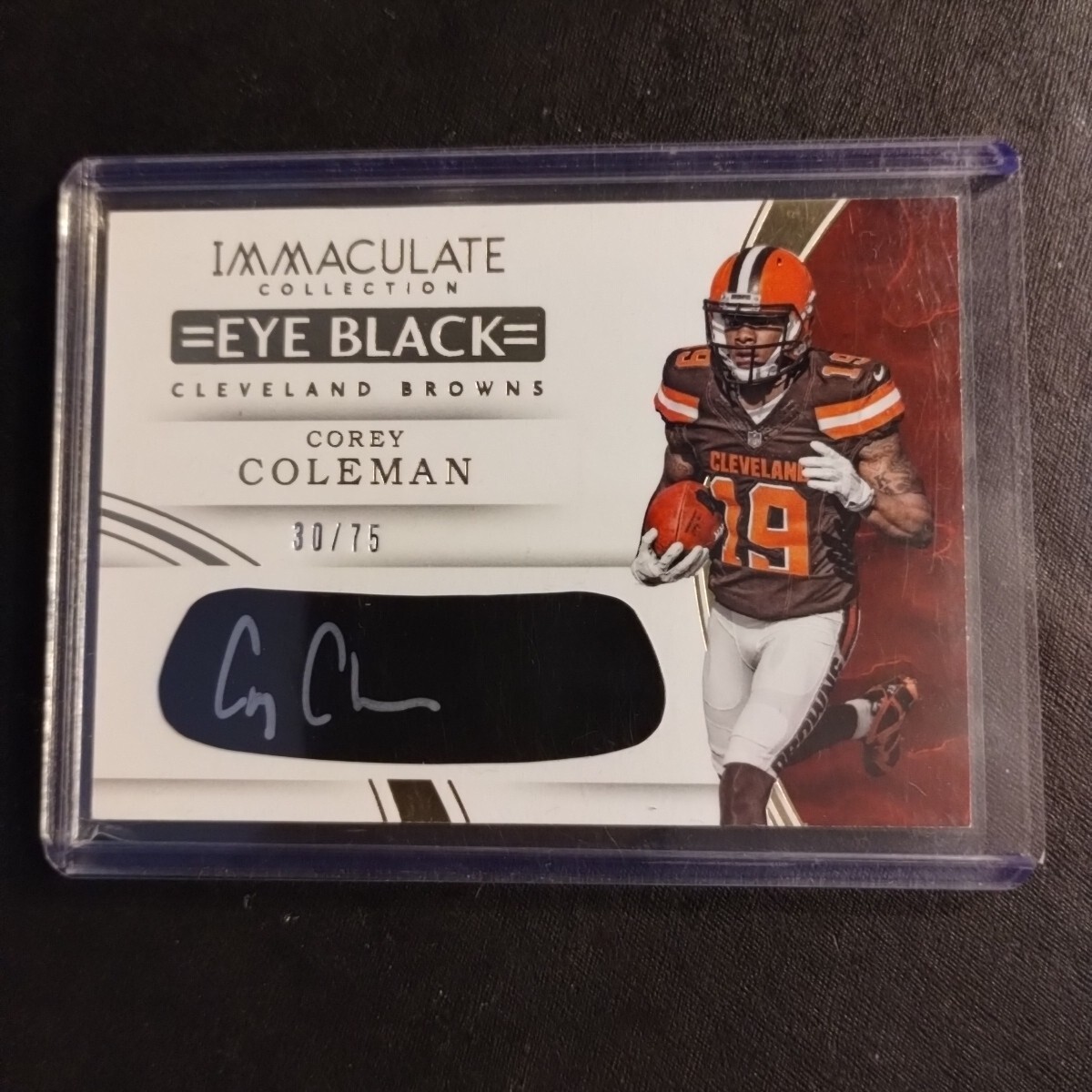 Corey Coleman Panini Immaculate #124 Autograph