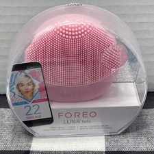 FOREO Luna Fofo Smart Silcon Massager/Cleanser Facial Device Pearl Pink Beauty