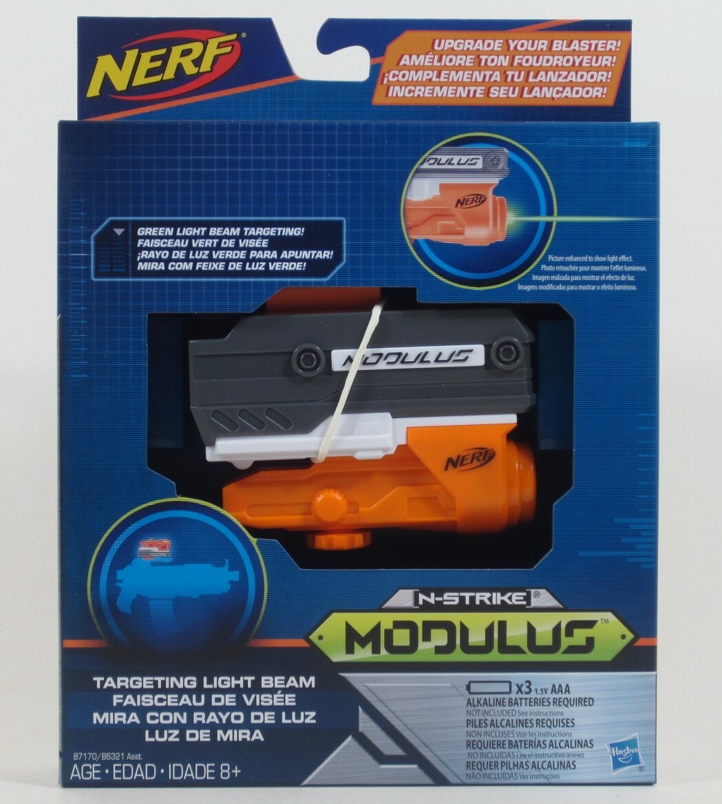 Nerf N-Strike Modulus - TARGETING LIGHT BEAM Green Upgrade Accessory Hasbro NEW