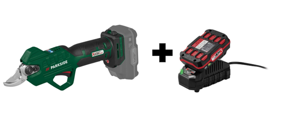 Parkside Akku Astschere 20V Paas 20-Li B1 Gartenschere + Akku/LadegeräT Neu/Ovp-image