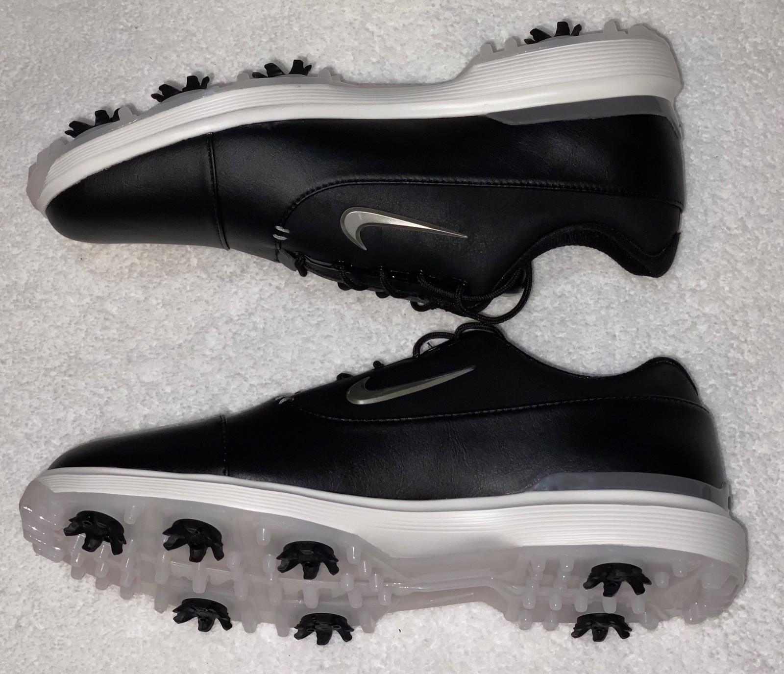 NIKE Air Zoom Victory Pro Black Metallic Pewter Golf Shoes Cleats Mens Sz 9.5 10 thumbnail 3