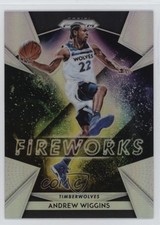 2018-19 Panini Prizm Fireworks Silver Prizm Andrew Wiggins #10 0q3