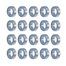 20Pcs Z2 8x14x4mm Ball Bearings Double Sealed Chrome Steel