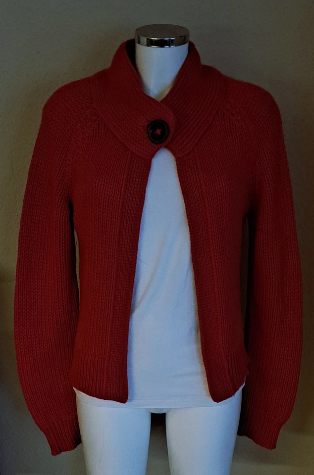 Iris von Arnim Strickjacke Cardigan Cashmere Kaschmir Rot Gr.M - Bild 3 von 4